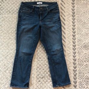 Loft Curvy Kick Crop Jeans